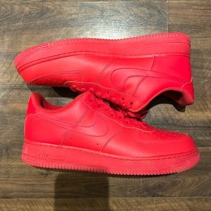 Nike Air Force 1 Low '07 LV8 1 'Triple Red'